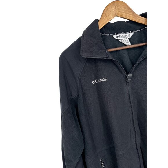 Columbia Mens Black Long Sleeve Full-Zip Fleece Jacket XL - Picture 2 of 11